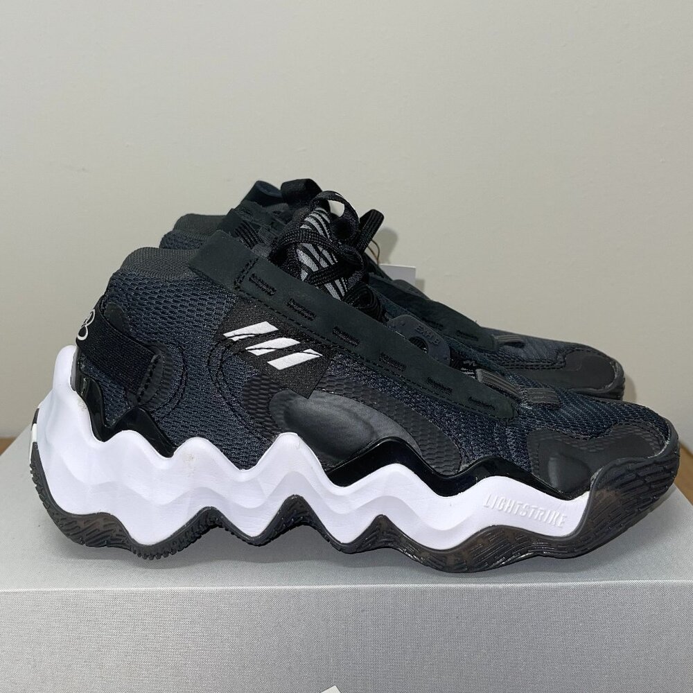 WOMEN’S ADIDAS EXHIBIT B CANDACE PE (GZ2349) BLACK BASKETBALL SHOES SIZE 6.5, 9